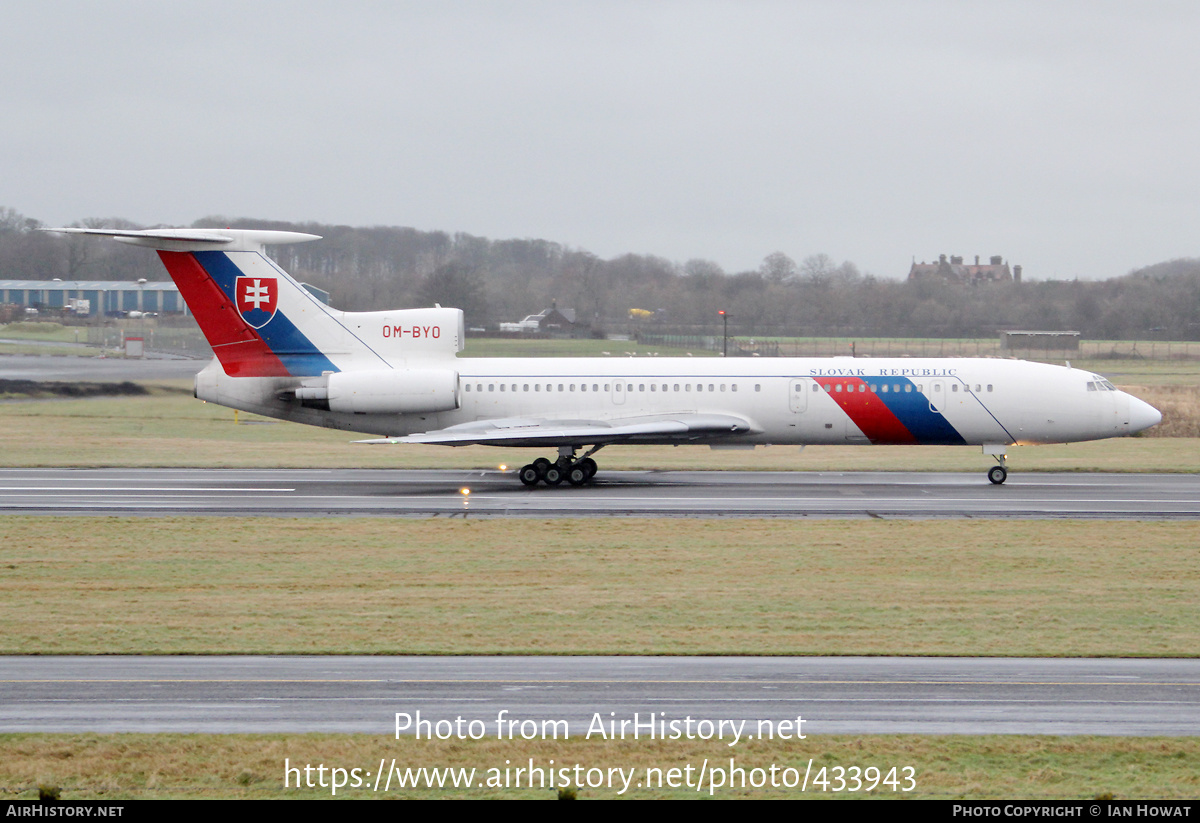 Aircraft Photo of OM-BYO | Tupolev Tu-154M | Slovakia - Government | AirHistory.net #433943