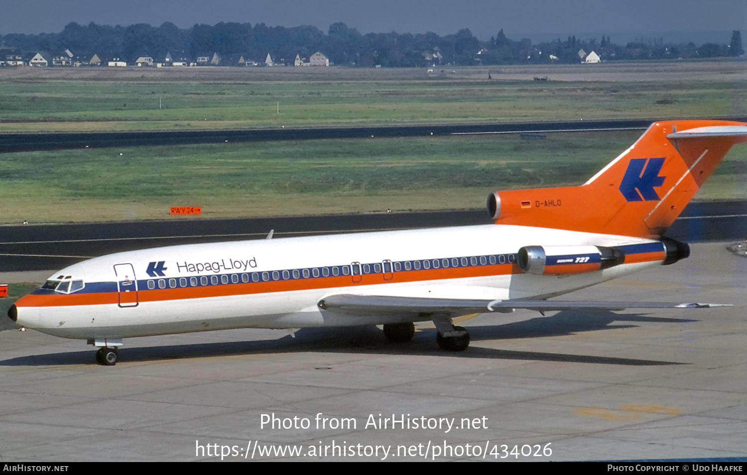 Aircraft Photo of D-AHLO | Boeing 727-29 | Hapag-Lloyd | AirHistory.net #434026