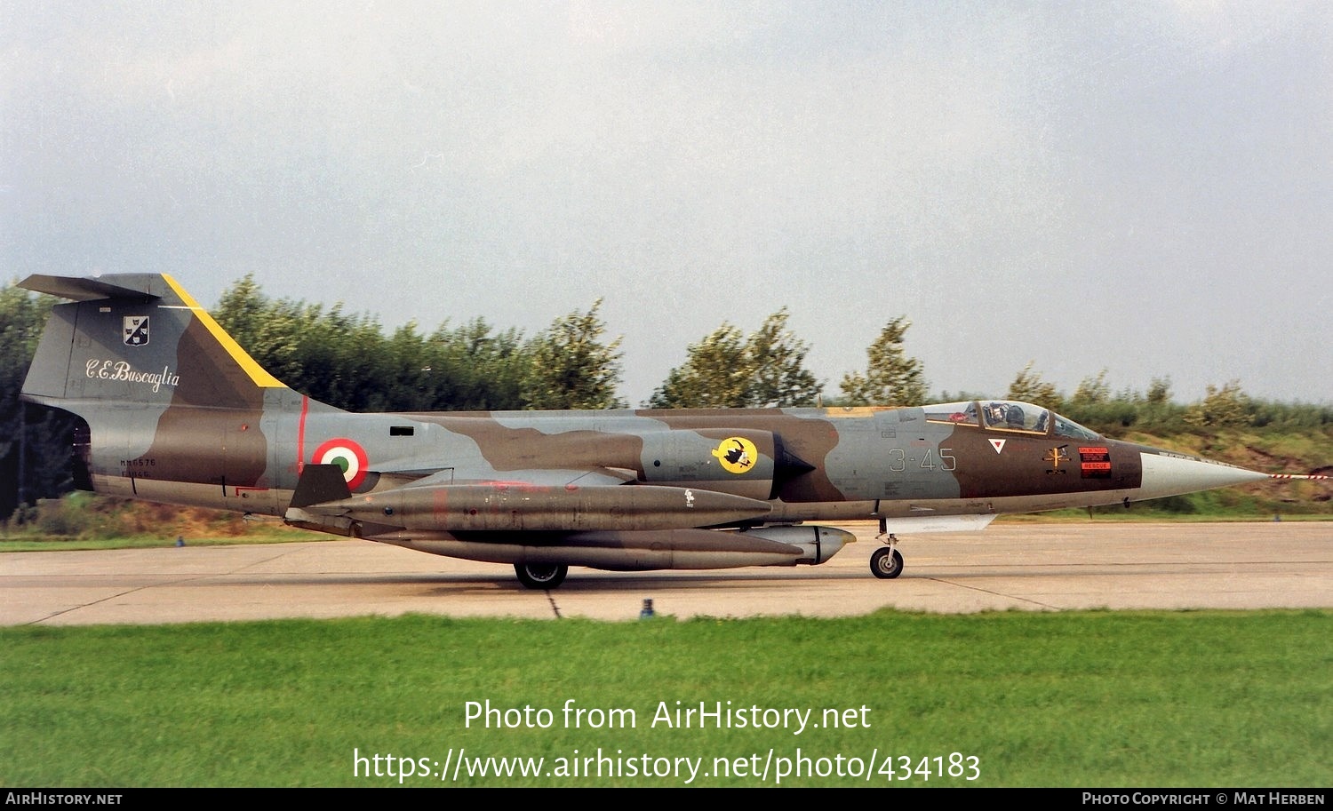 Aircraft Photo of MM6576 | Lockheed F-104G Starfighter | Italy - Air Force | AirHistory.net #434183