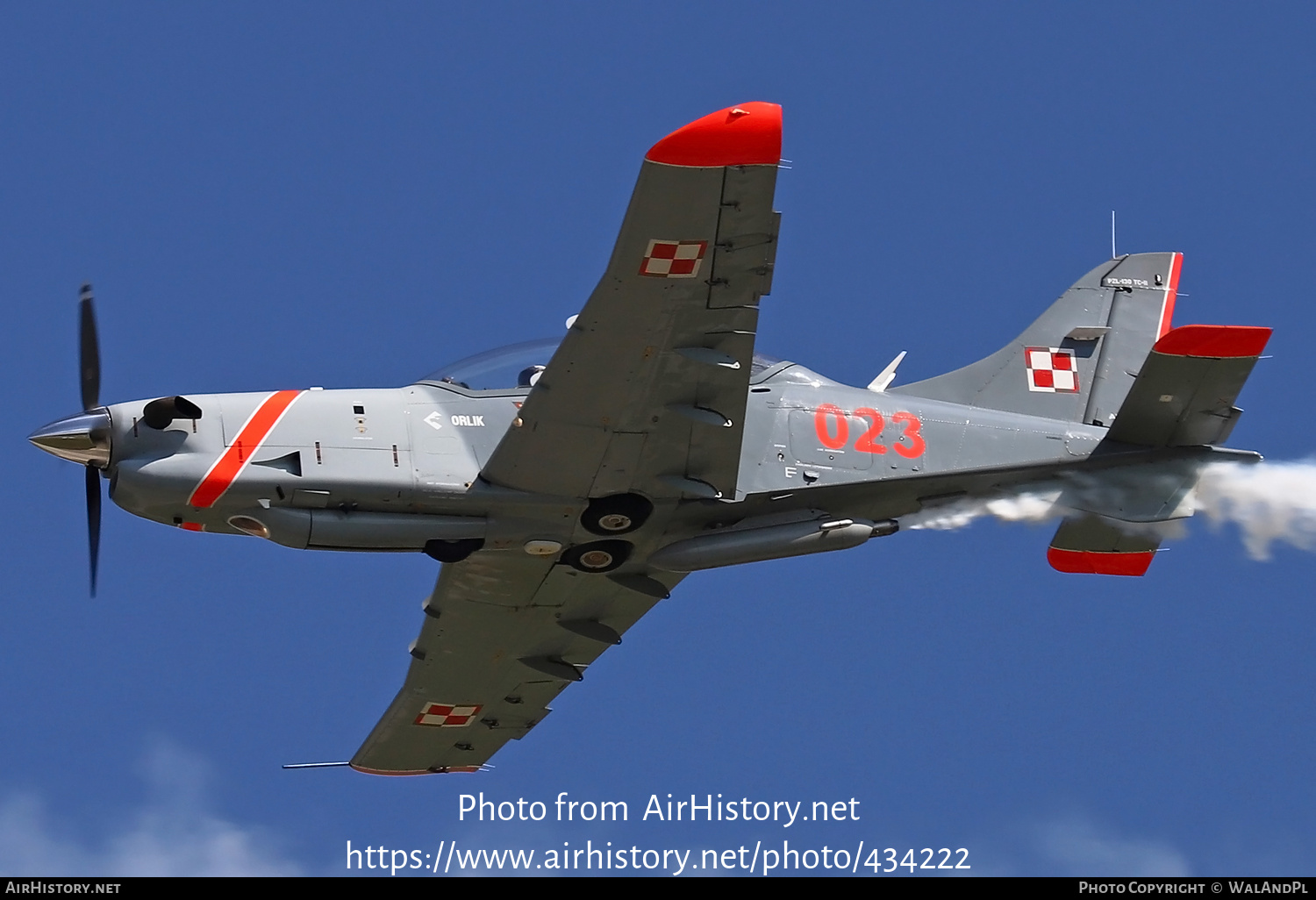 Aircraft Photo of 023 | PZL-Okecie PZL-130TC-2 Turbo Orlik | Poland - Air Force | AirHistory.net #434222