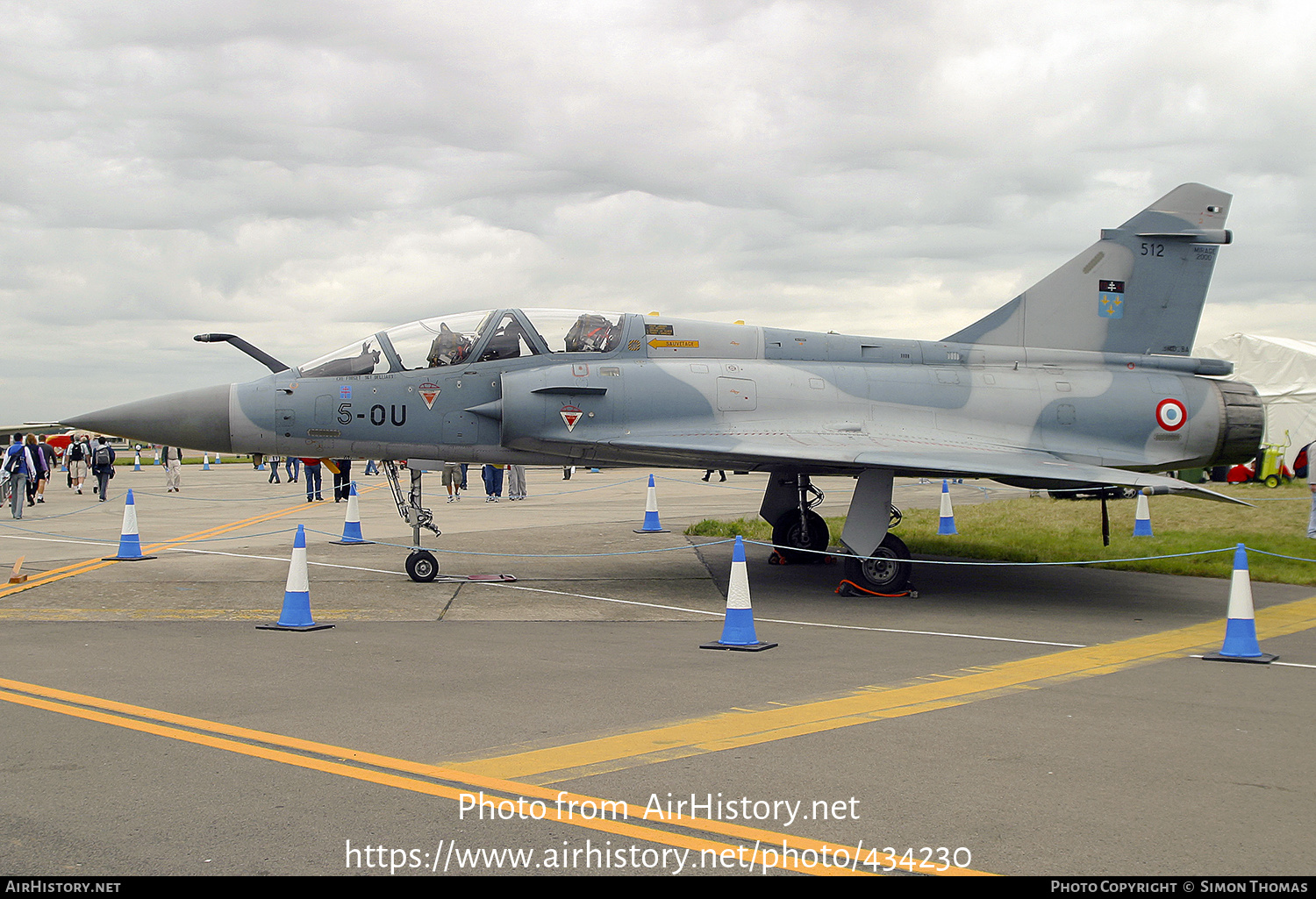 Aircraft Photo of 512 | Dassault Mirage 2000B | France - Air Force ...