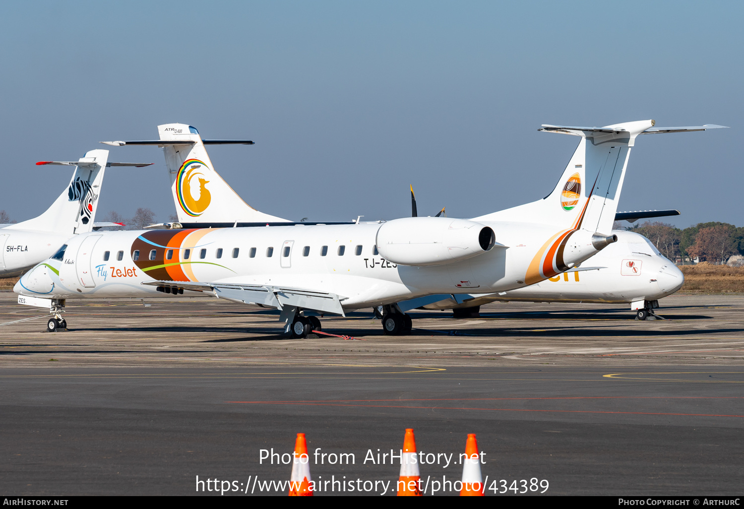 Aircraft Photo of TJ-ZES | Embraer ERJ-145MP (EMB-145MP) | ZeJet | AirHistory.net #434389