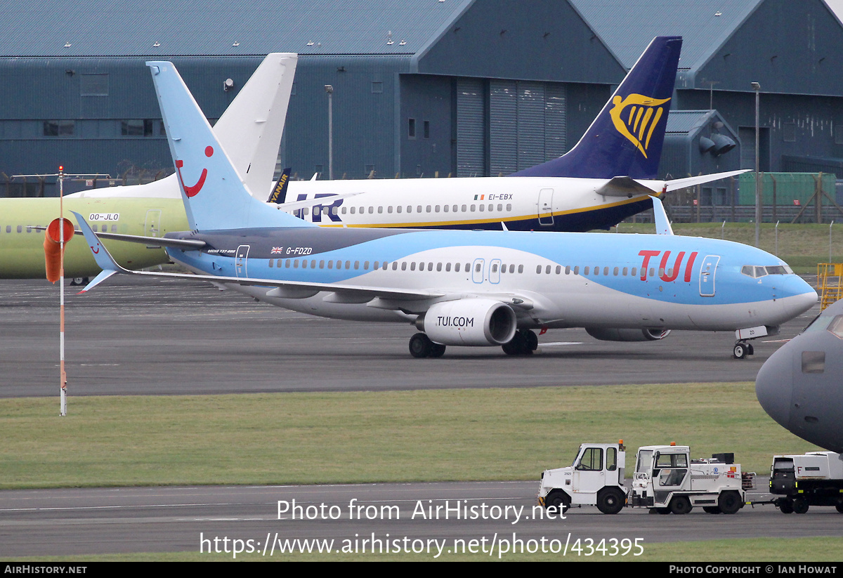 Aircraft Photo of G-FDZD | Boeing 737-8K5 | TUI | AirHistory.net #434395