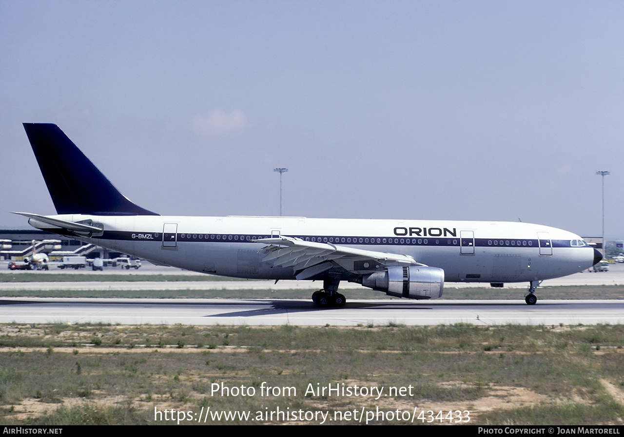 Aircraft Photo of G-BMZL | Airbus A300B4-2C | Orion Airways | AirHistory.net #434433