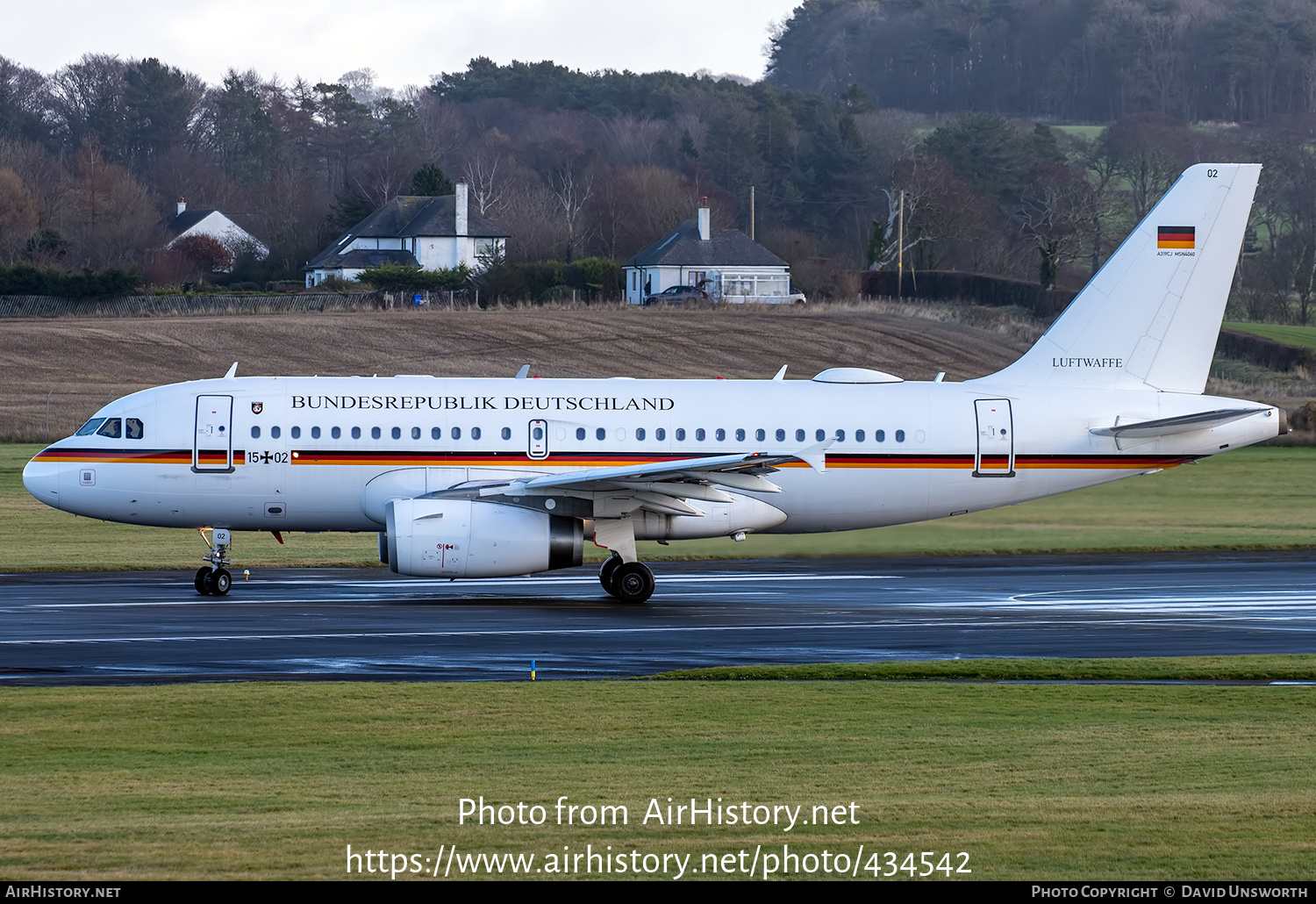 Aircraft Photo of 1502 | Airbus ACJ319 (A319-133/CJ) | Germany - Air Force | AirHistory.net #434542