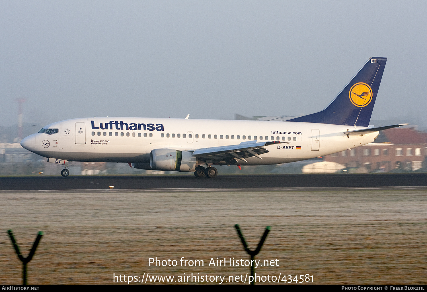 Aircraft Photo of D-ABET | Boeing 737-330 | Lufthansa | AirHistory.net #434581