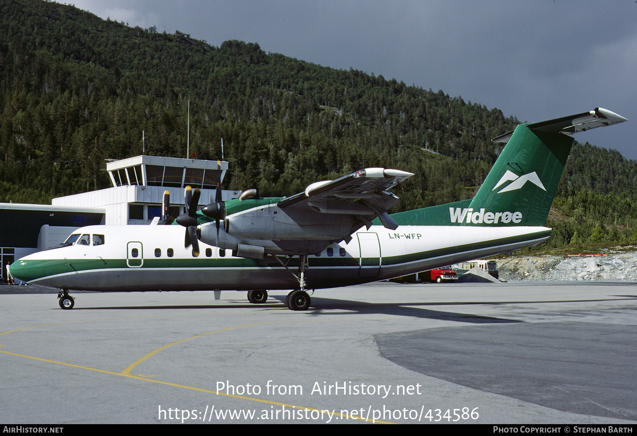 Aircraft Photo of LN-WFP | De Havilland Canada DHC-7-102 Dash 7 | Widerøe | AirHistory.net #434586