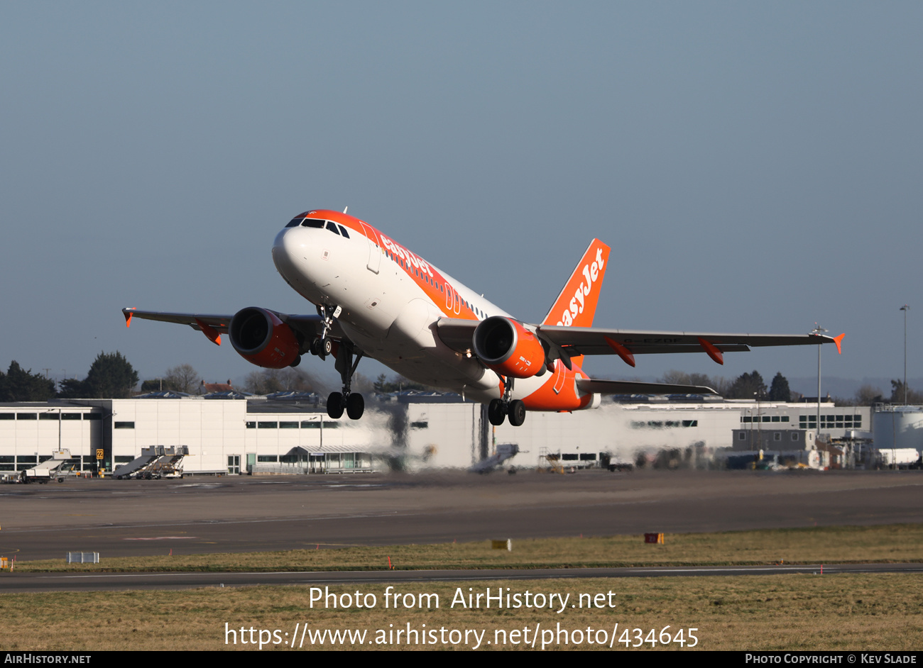 Aircraft Photo of G-EZDF | Airbus A319-111 | EasyJet | AirHistory.net #434645