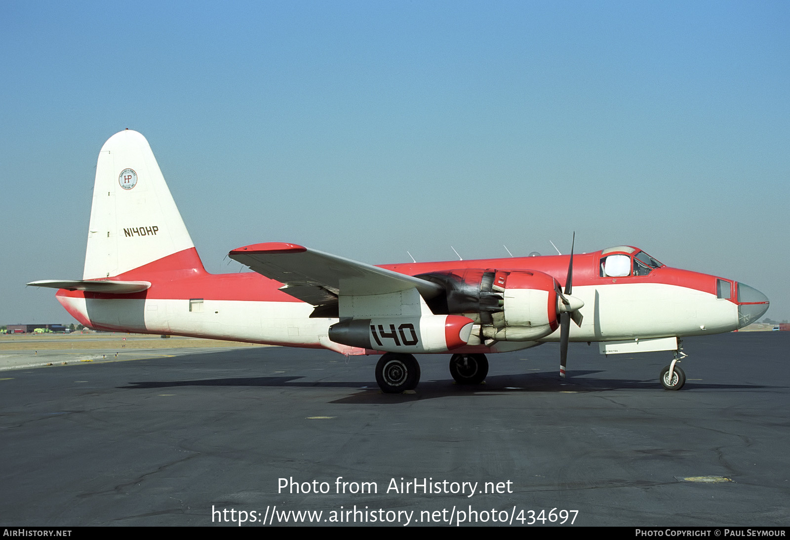 Aircraft Photo of N140HP | Lockheed P-2H/AT Neptune | Hawkins & Powers Aviation | AirHistory.net #434697