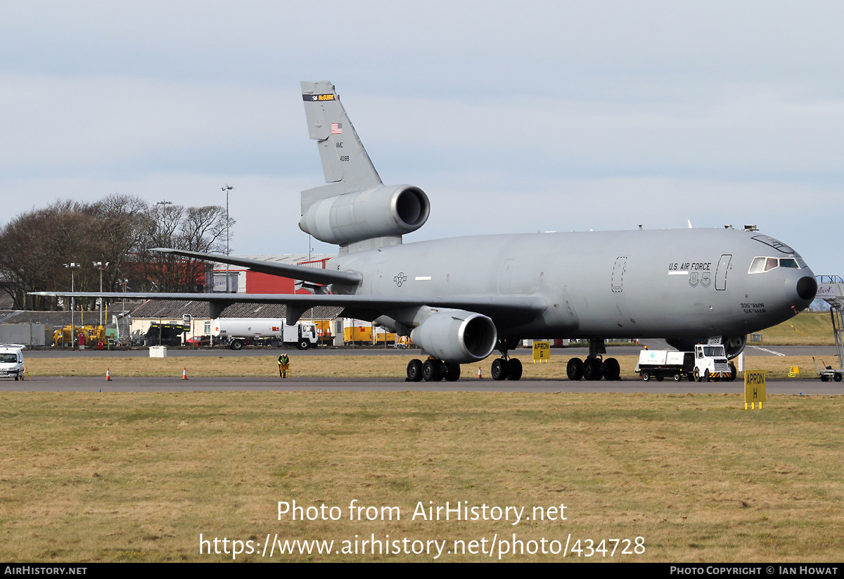 Aircraft Photo of 84-0188 / 40188 | McDonnell Douglas KC-10A Extender (DC-10-30CF) | USA - Air Force | AirHistory.net #434728