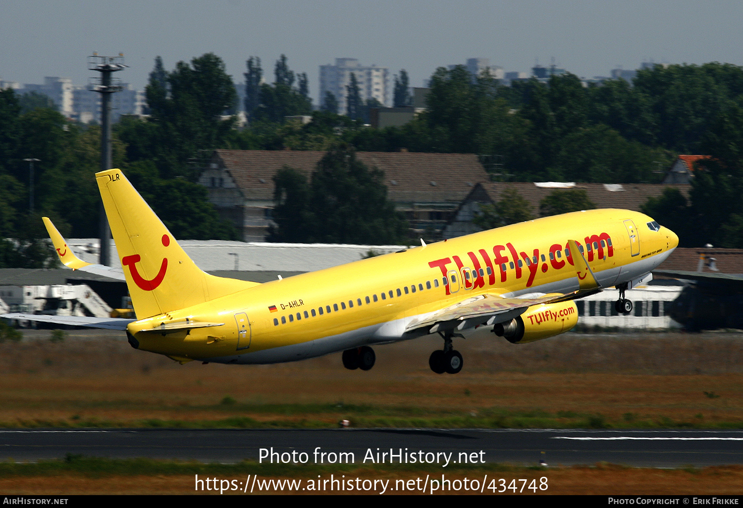 Aircraft Photo of D-AHLR | Boeing 737-8K5 | TUIfly | AirHistory.net #434748