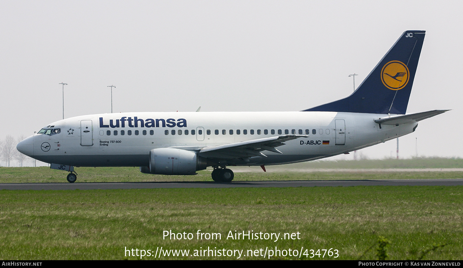 Aircraft Photo of D-ABJC | Boeing 737-530 | Lufthansa | AirHistory.net #434763