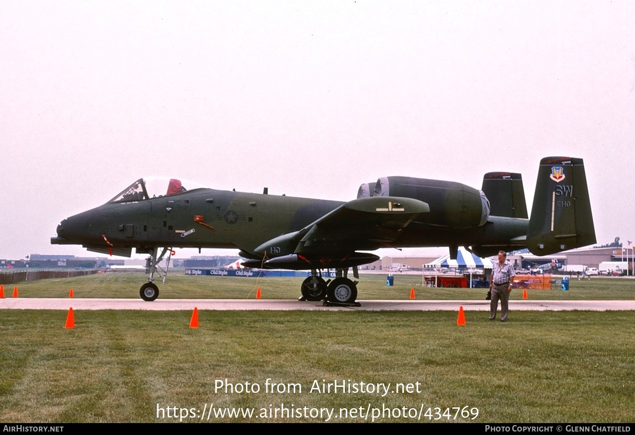 Aircraft Photo of 80-0140 | Fairchild OA-10A Thunderbolt II | USA - Air Force | AirHistory.net #434769