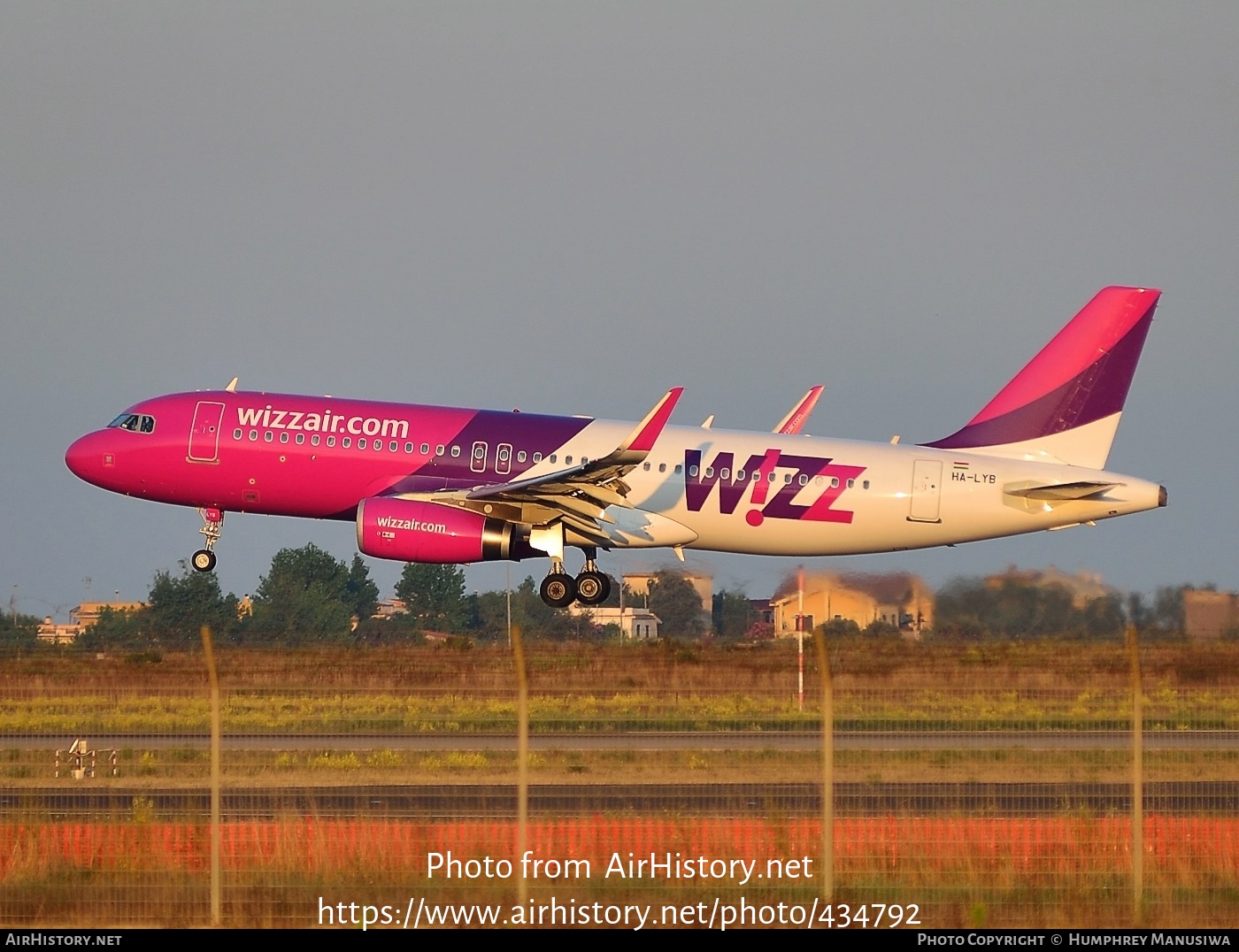 Aircraft Photo of HA-LYB | Airbus A320-232 | Wizz Air | AirHistory.net #434792