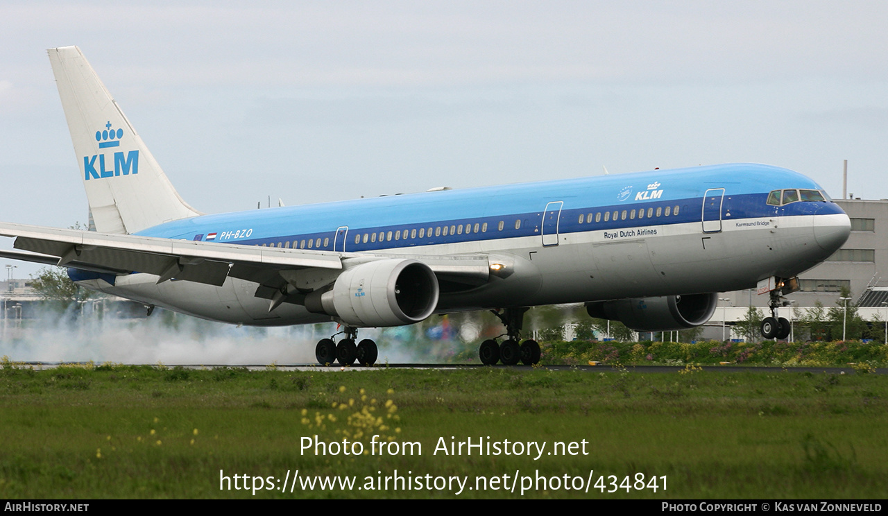 Aircraft Photo of PH-BZO | Boeing 767-306/ER | KLM - Royal Dutch Airlines | AirHistory.net #434841