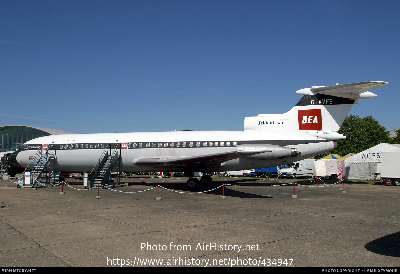 Aircraft Photo of G-AVFB | Hawker Siddeley HS-121 Trident 2E | BEA - British European Airways | AirHistory.net #434947