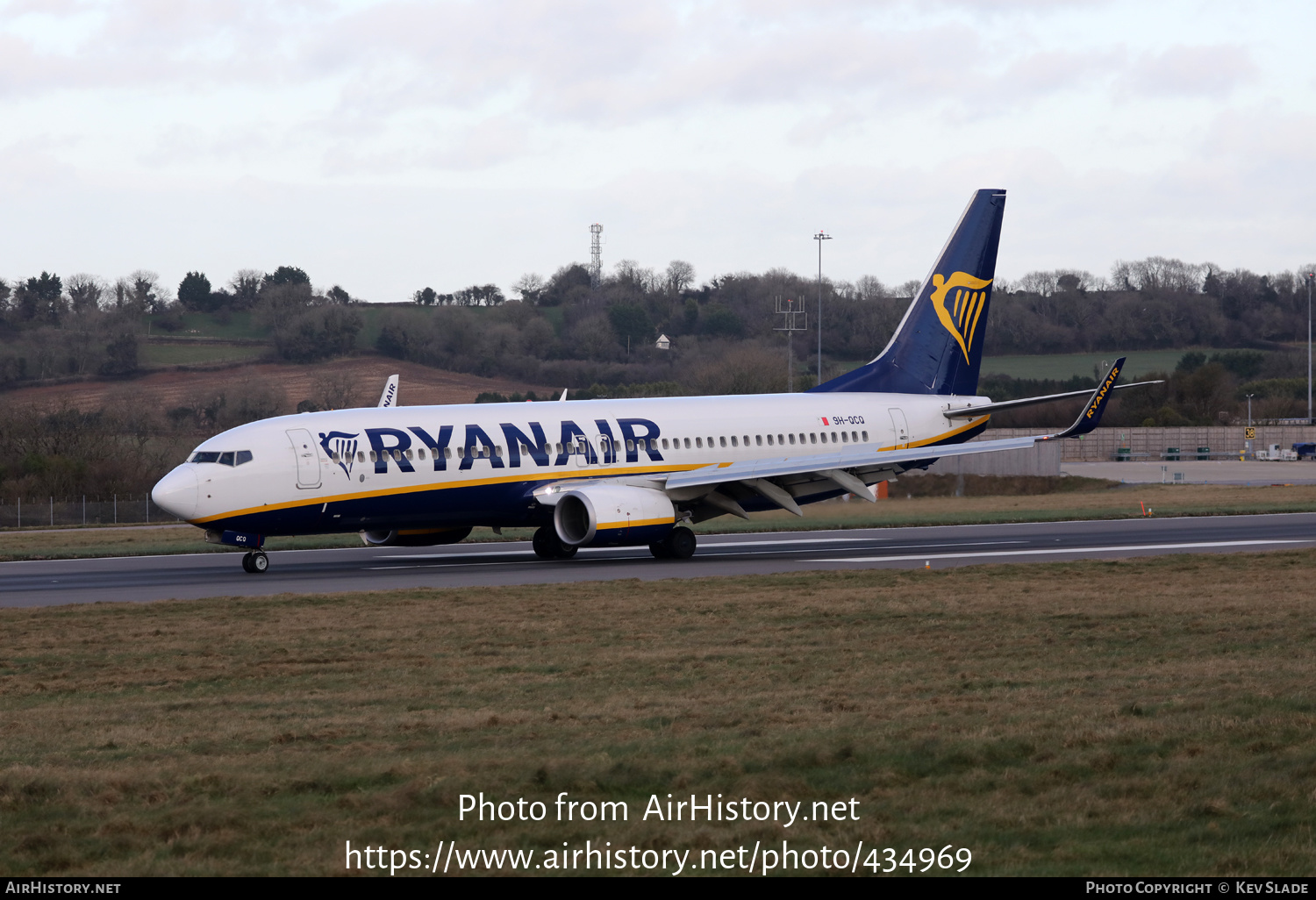 Aircraft Photo of 9H-QCQ | Boeing 737-8AS | Ryanair | AirHistory.net #434969