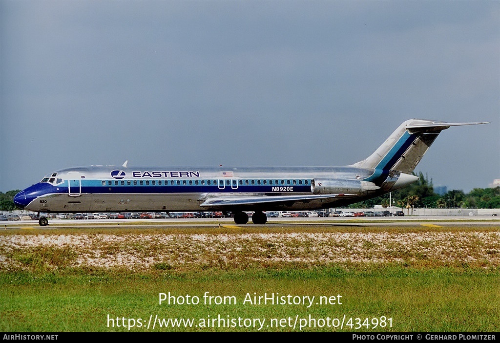 Aircraft Photo of N8920E | Douglas DC-9-31 | Eastern Air Lines | AirHistory.net #434981