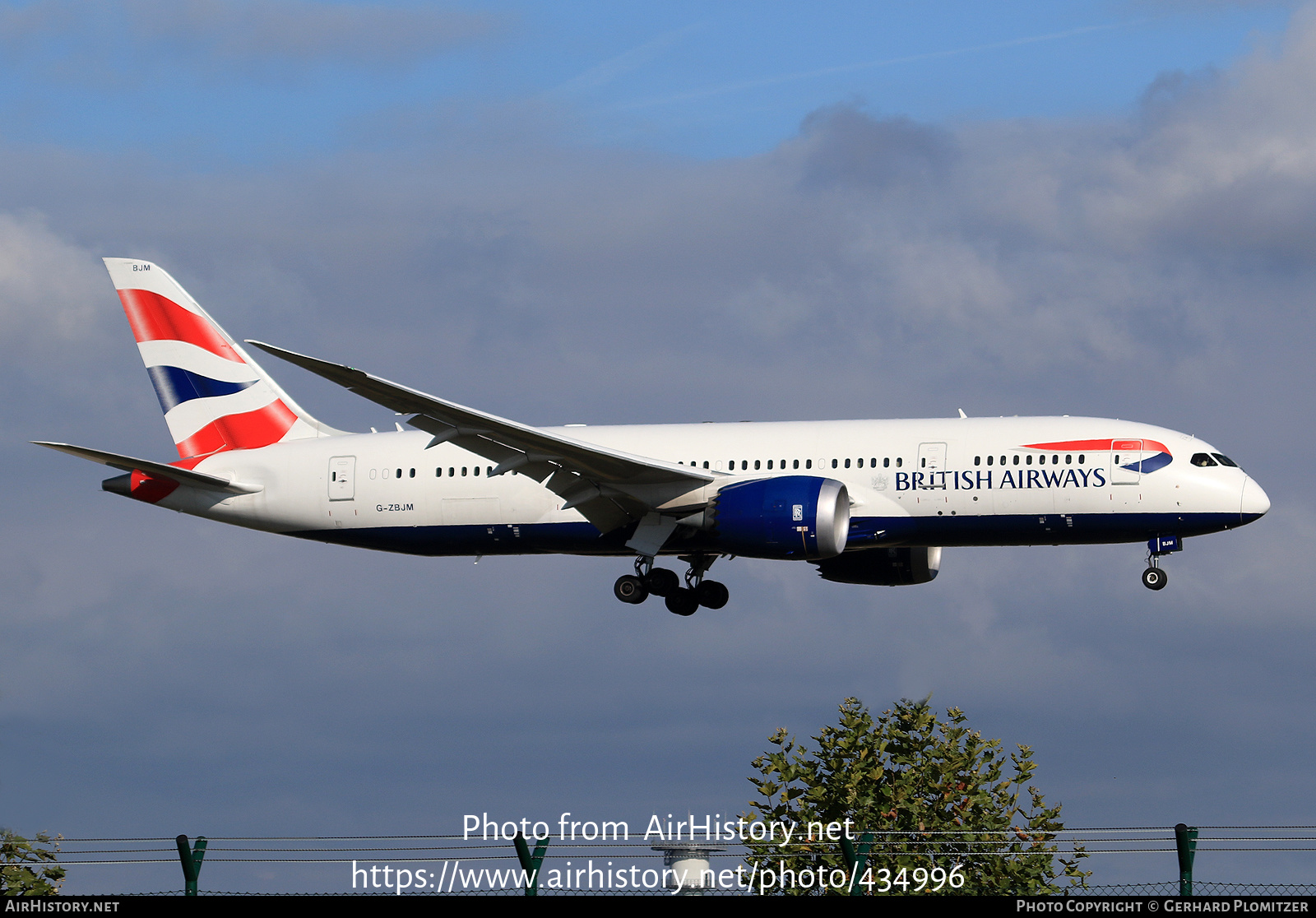 Aircraft Photo of G-ZBJM | Boeing 787-8 Dreamliner | British Airways | AirHistory.net #434996