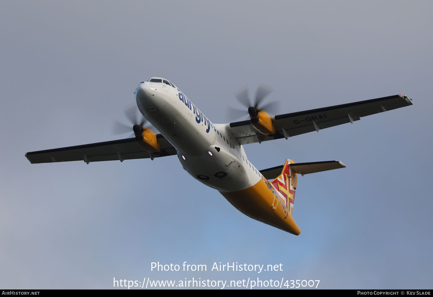 Aircraft Photo of G-ORAI | ATR ATR-72-600 (ATR-72-212A) | Aurigny Air Services | AirHistory.net #435007