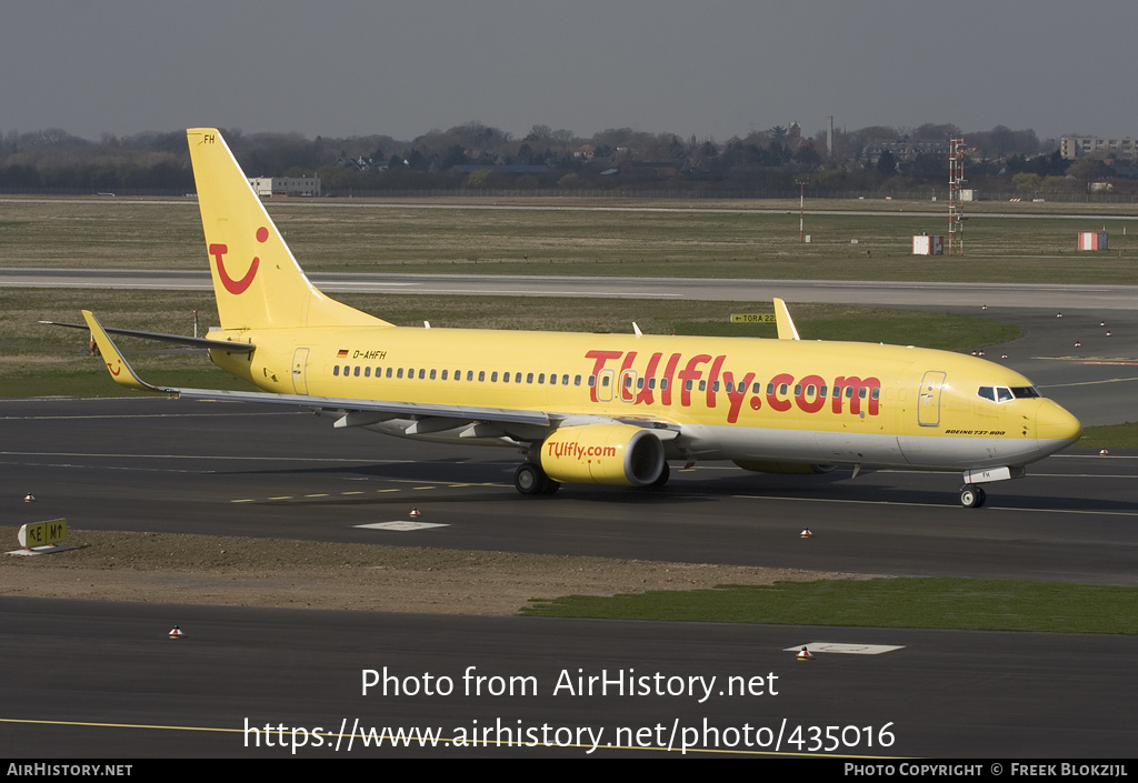 Aircraft Photo of D-AHFH | Boeing 737-8K5 | TUIfly | AirHistory.net #435016