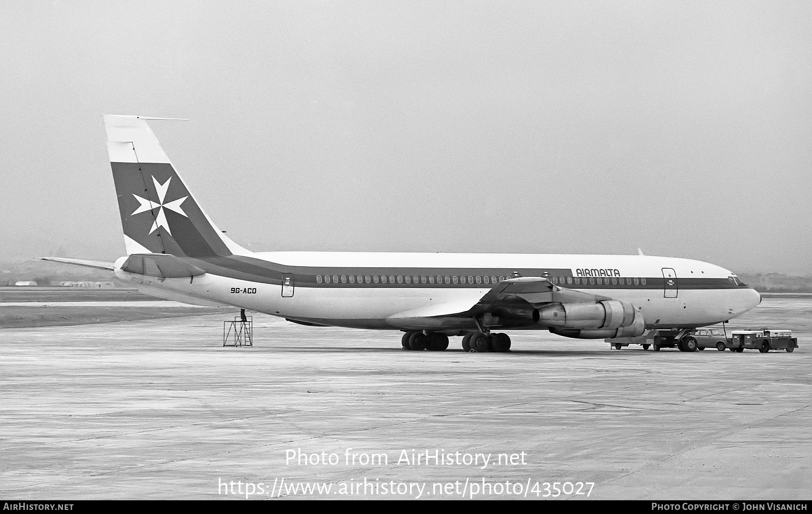 Aircraft Photo of 9G-ACO | Boeing 707-123B | Air Malta | AirHistory.net #435027