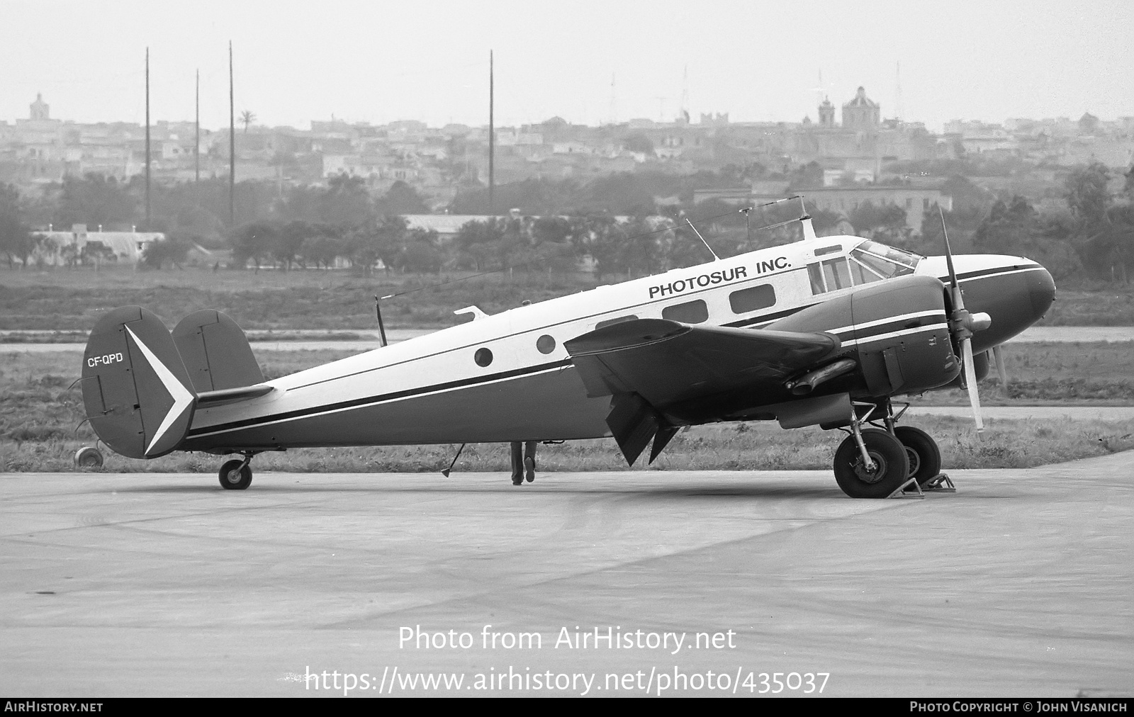 Aircraft Photo of CF-QPD | Beech Expeditor 3TM | Photosur | AirHistory.net #435037