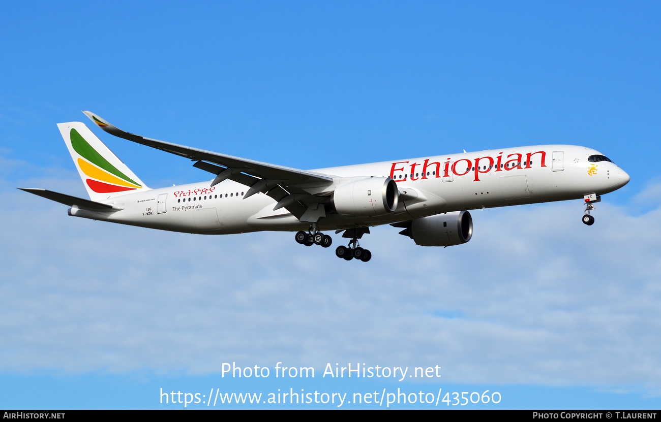 Aircraft Photo of F-WZNC | Airbus A350-941 | Ethiopian Airlines | AirHistory.net #435060