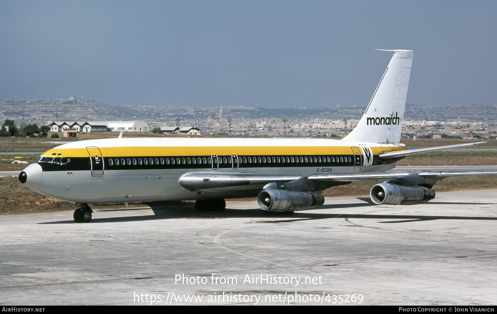 Aircraft Photo of G-BCBA | Boeing 720-023B | Monarch Airlines | AirHistory.net #435269