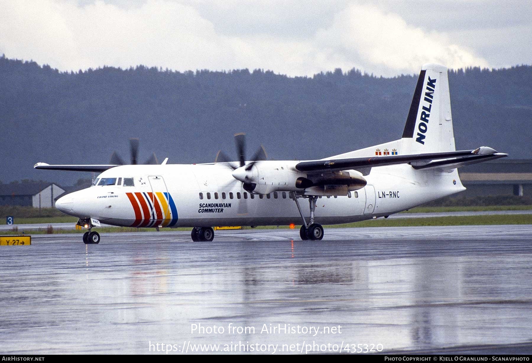 Aircraft Photo of LN-RNC | Fokker 50 | Scandinavian Commuter - Norlink | AirHistory.net #435320