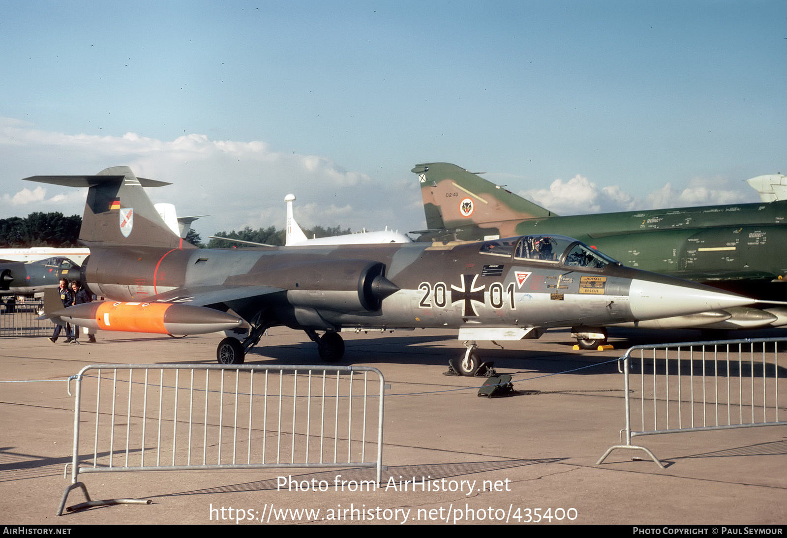 Aircraft Photo of 2001 | Lockheed F-104G Starfighter | Germany - Air Force | AirHistory.net #435400