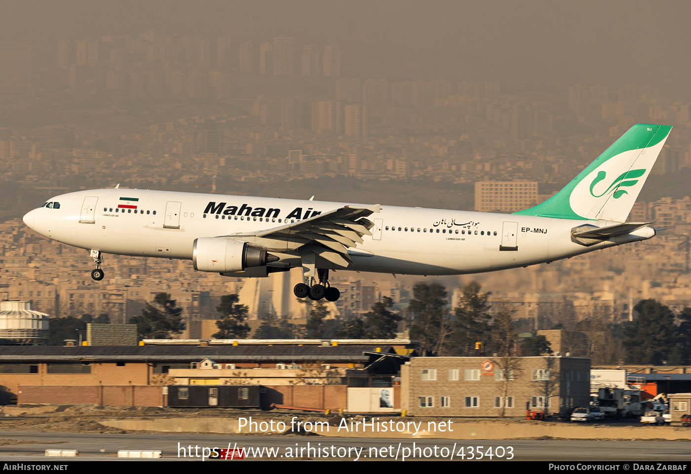 Aircraft Photo of EP-MNJ | Airbus A300B4-603 | Mahan Air | AirHistory.net #435403