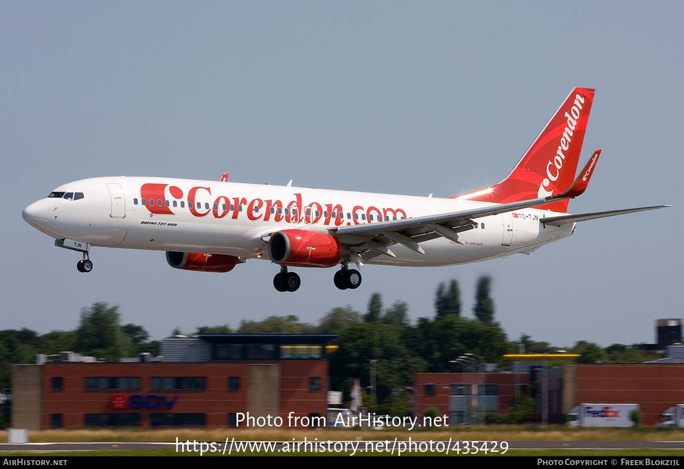 Aircraft Photo of TC-TJN | Boeing 737-85P | Corendon Airlines | AirHistory.net #435429