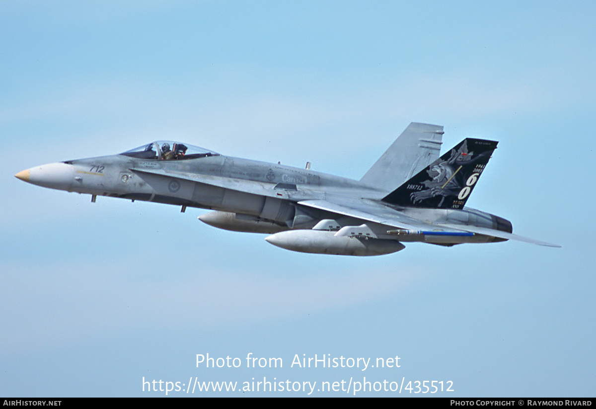 Aircraft Photo of 188712 | McDonnell Douglas CF-188 Hornet | Canada - Air Force | AirHistory.net #435512