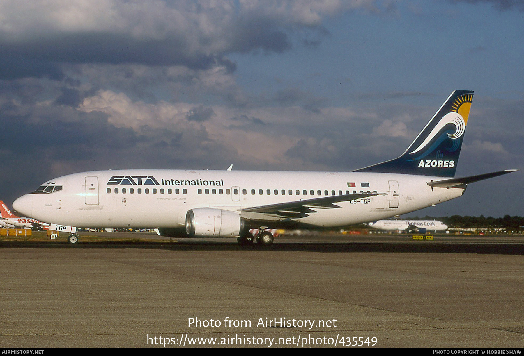 Aircraft Photo of CS-TGP | Boeing 737-3Q8 | SATA Internacional | AirHistory.net #435549