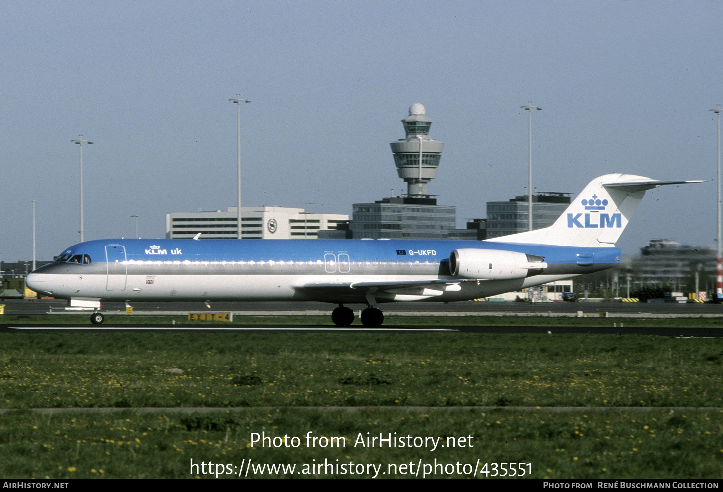 Aircraft Photo of G-UKFD | Fokker 100 (F28-0100) | KLM UK | AirHistory.net #435551