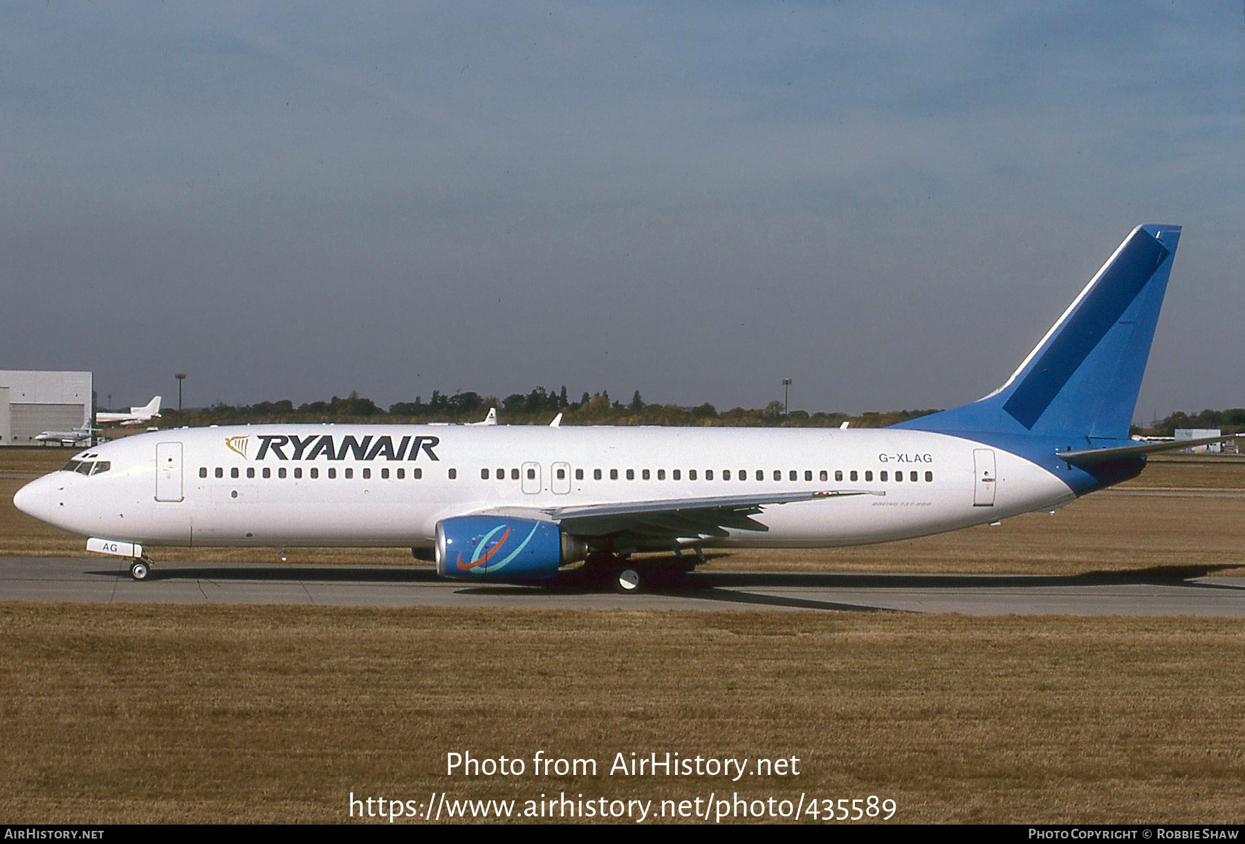 Aircraft Photo of G-XLAG | Boeing 737-86N | Ryanair | AirHistory.net #435589