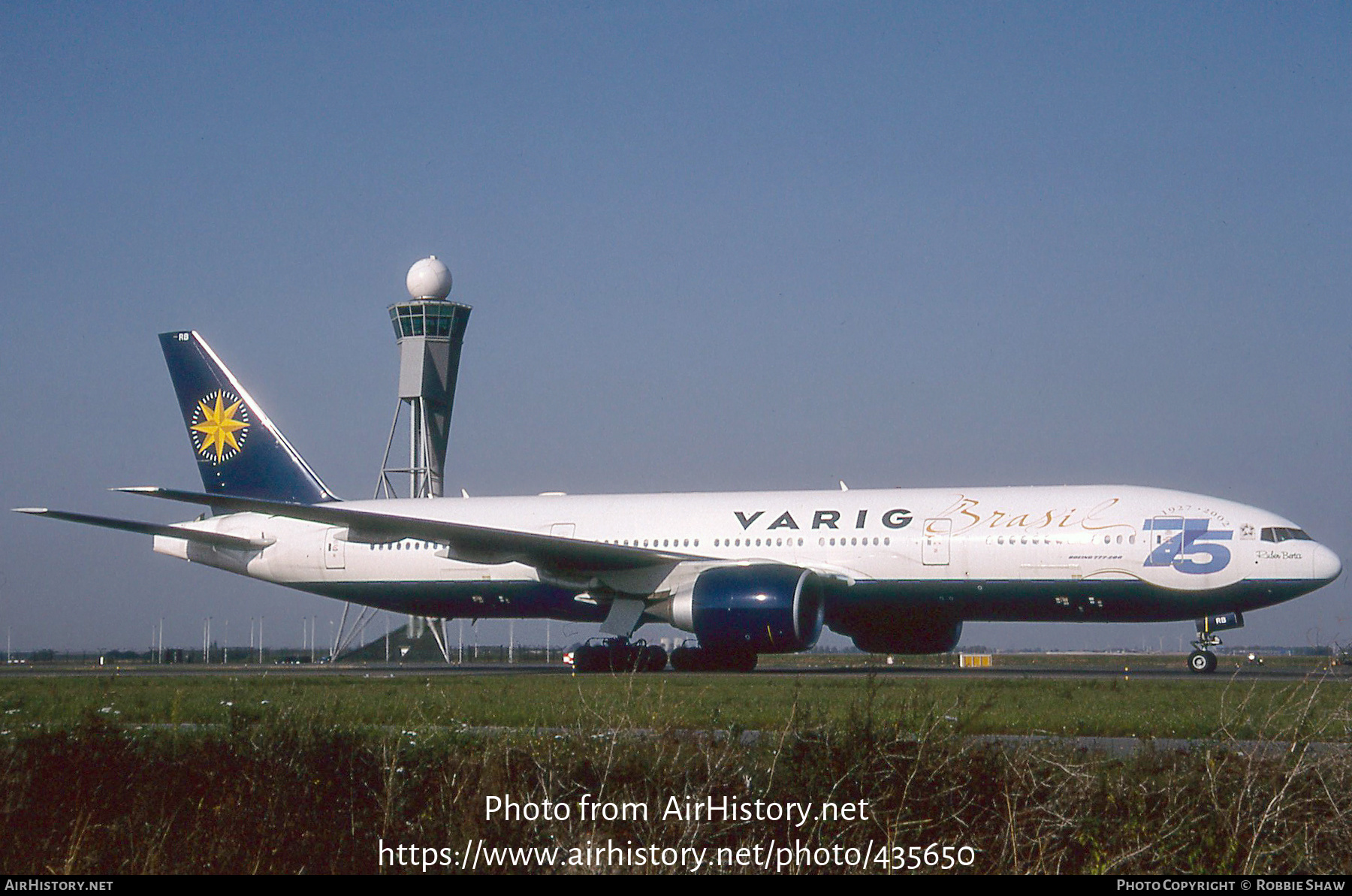 Aircraft Photo of PP-VRB | Boeing 777-2Q8/ER | Varig | AirHistory.net #435650