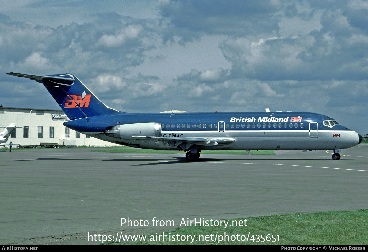 Aircraft Photo of G-BMAC | Douglas DC-9-14 | British Midland Airways - BMA | AirHistory.net #435651