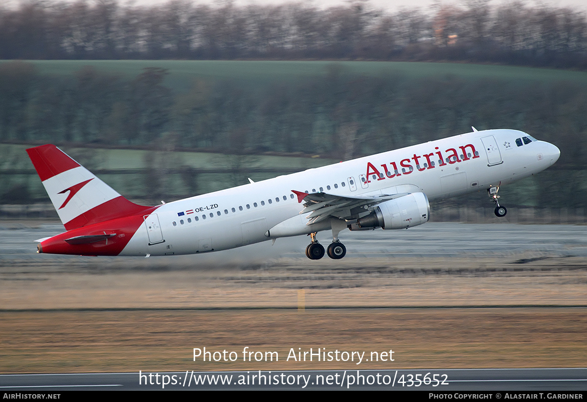 Aircraft Photo of OE-LZD | Airbus A320-214 | Austrian Airlines | AirHistory.net #435652