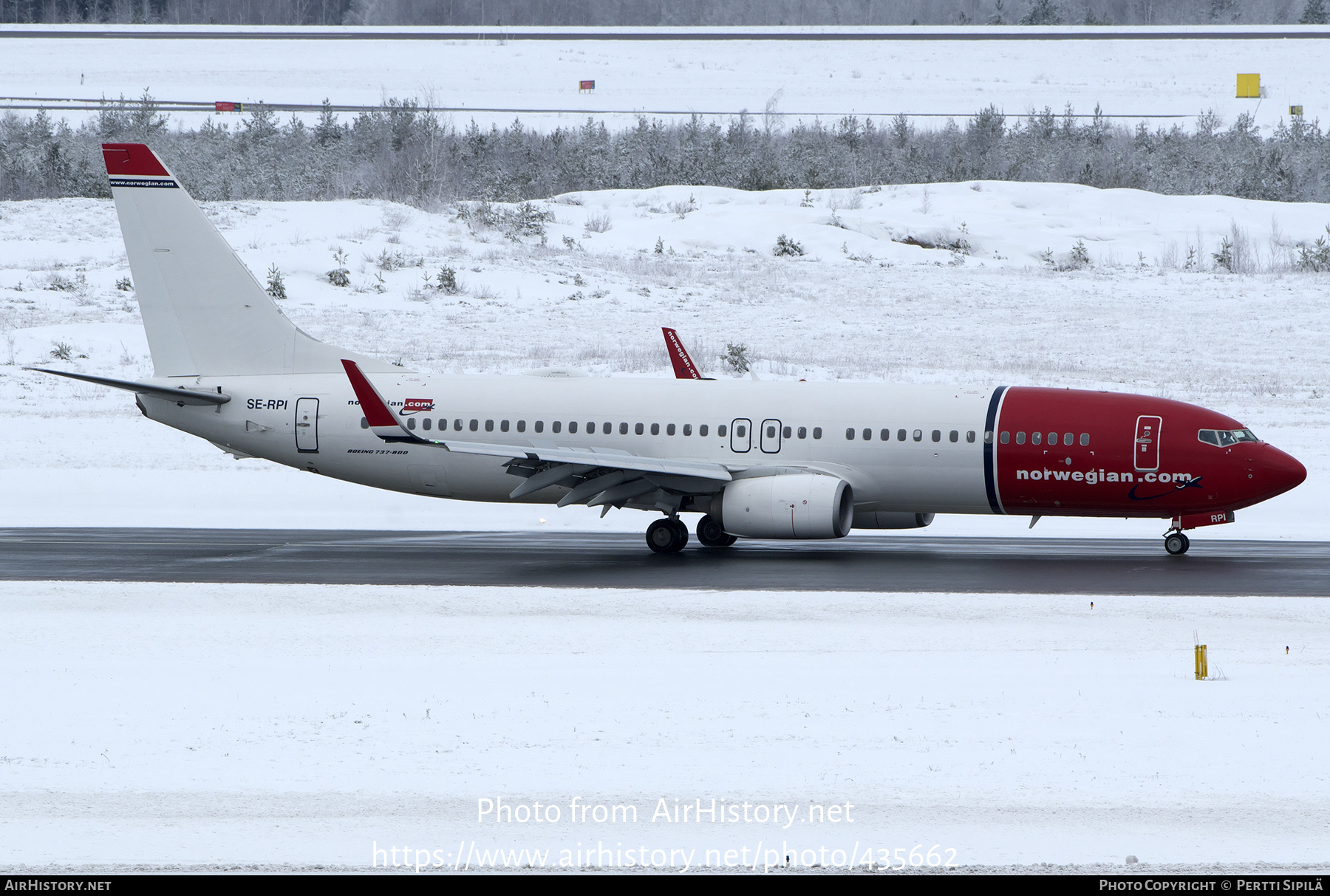 Aircraft Photo of SE-RPI | Boeing 737-8JP | Norwegian | AirHistory.net #435662