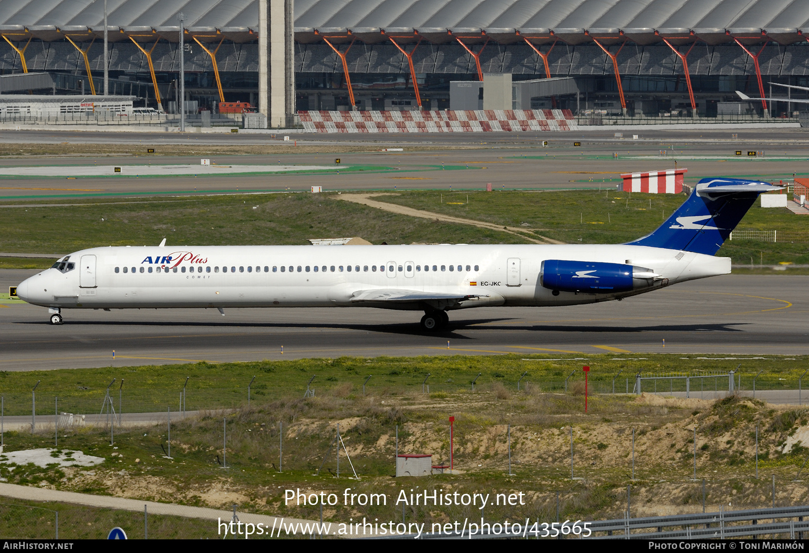 Aircraft Photo of EC-JKC | McDonnell Douglas MD-88 | Air Plus Comet | AirHistory.net #435665