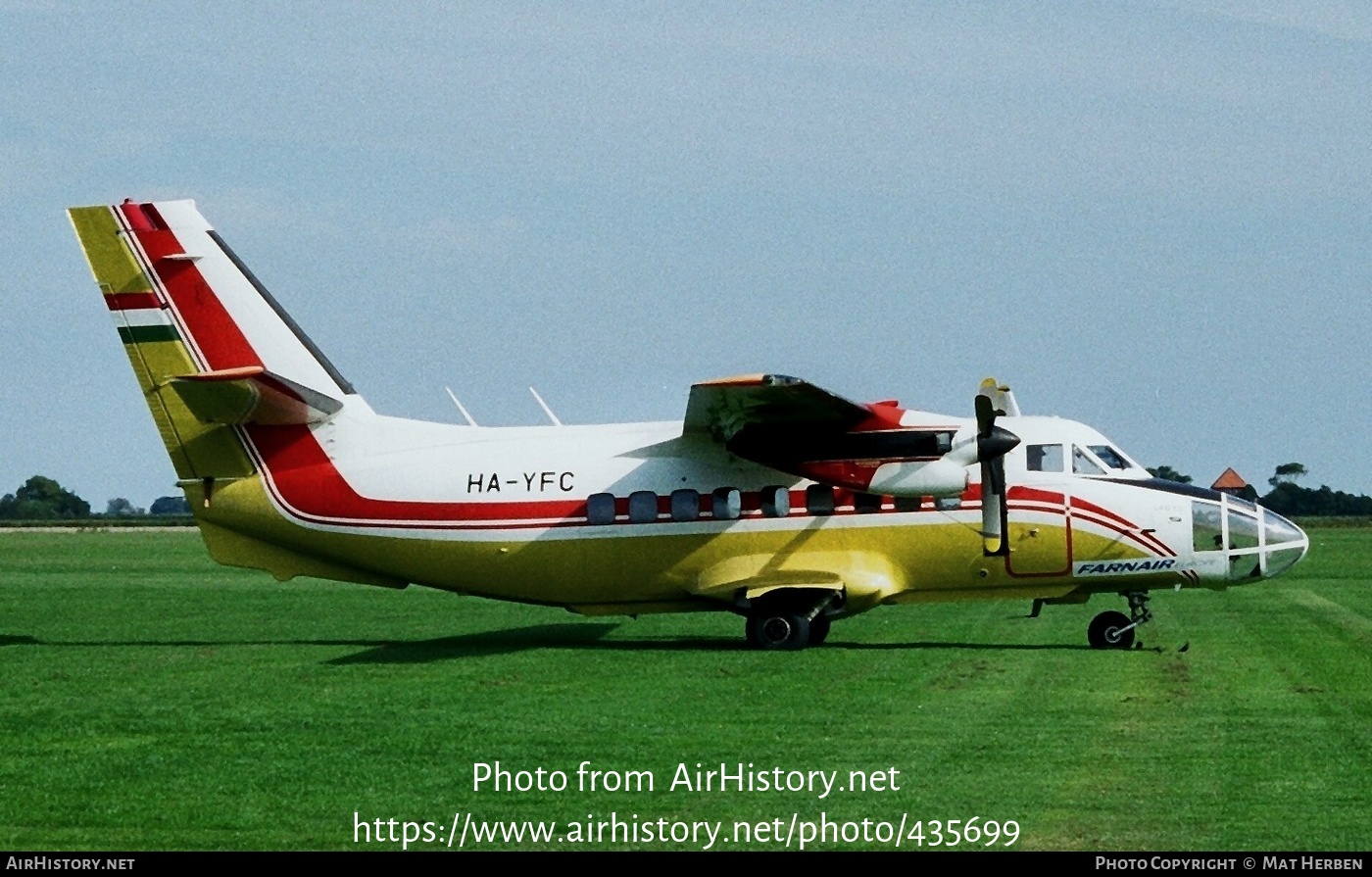 Aircraft Photo of HA-YFC | Let L-410FG Turbolet | Farnair Europe | AirHistory.net #435699