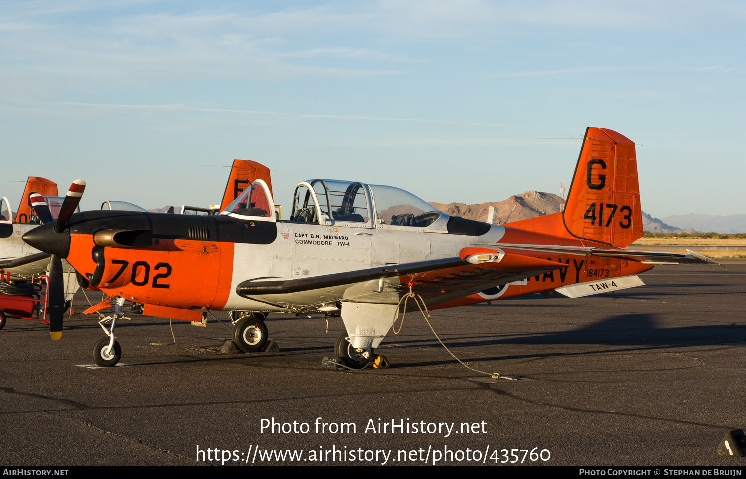 Aircraft Photo of 164173 / 4173 | Beech T-34C Turbo Mentor | USA - Navy | AirHistory.net #435760