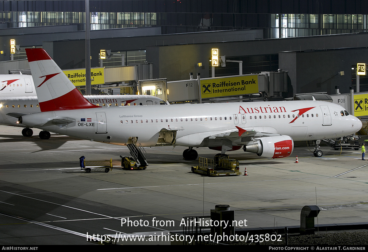 Aircraft Photo of OE-LXE | Airbus A320-216 | Austrian Airlines | AirHistory.net #435802