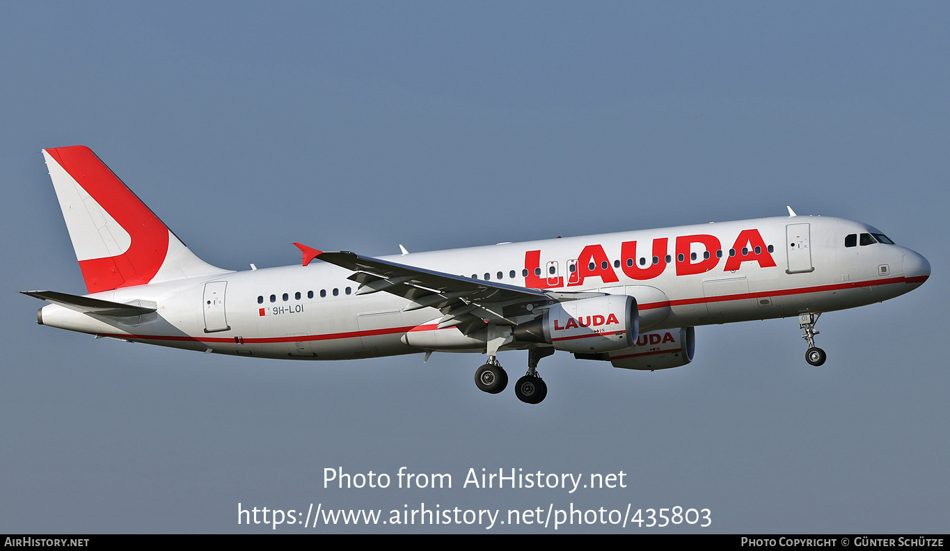 Aircraft Photo of 9H-LOI | Airbus A320-214 | Lauda | AirHistory.net #435803