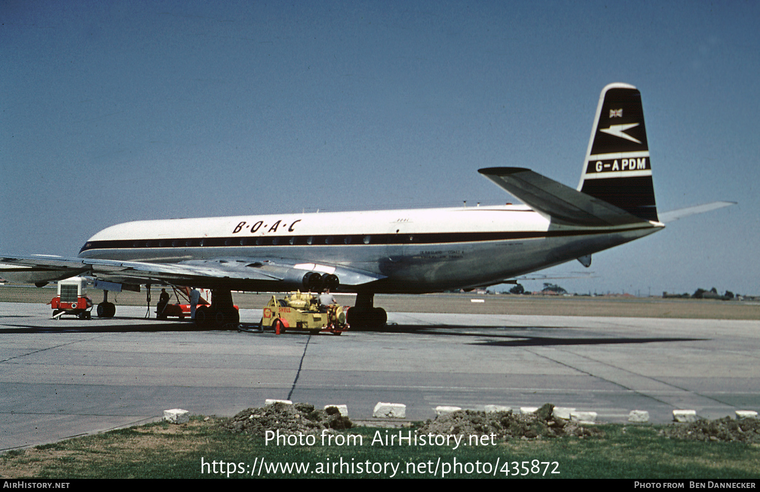 Aircraft Photo of G-APDM | De Havilland D.H. 106 Comet 4 | BOAC - British Overseas Airways Corporation | AirHistory.net #435872