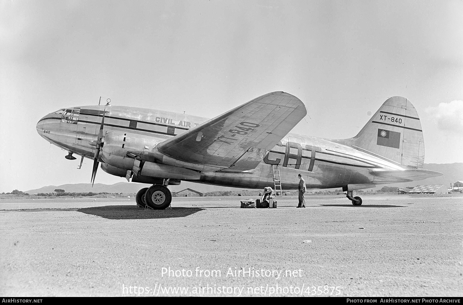 Aircraft Photo of XT-840 | Curtiss C-46D Commando | Civil Air Transport - CAT | AirHistory.net #435875