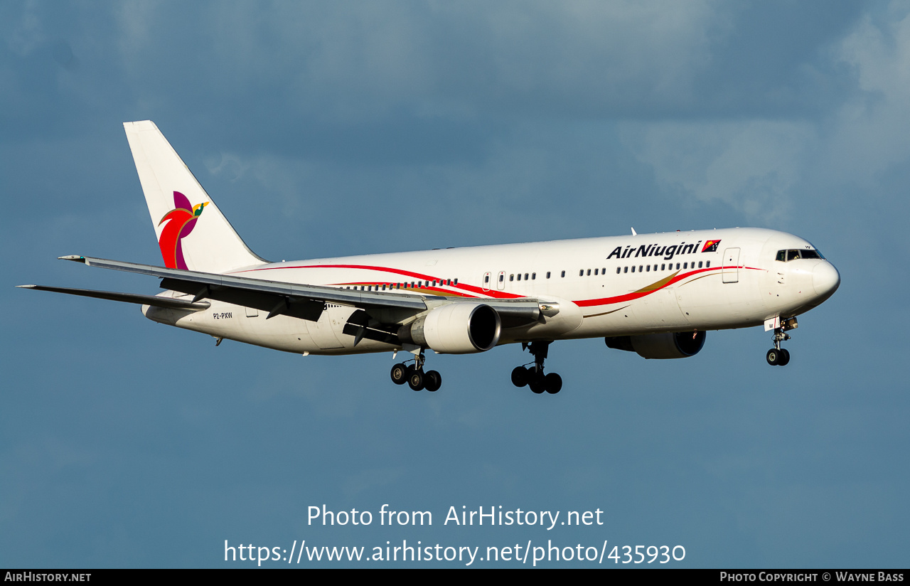 Aircraft Photo of P2-PXW | Boeing 767-383/ER | Air Niugini | AirHistory.net #435930