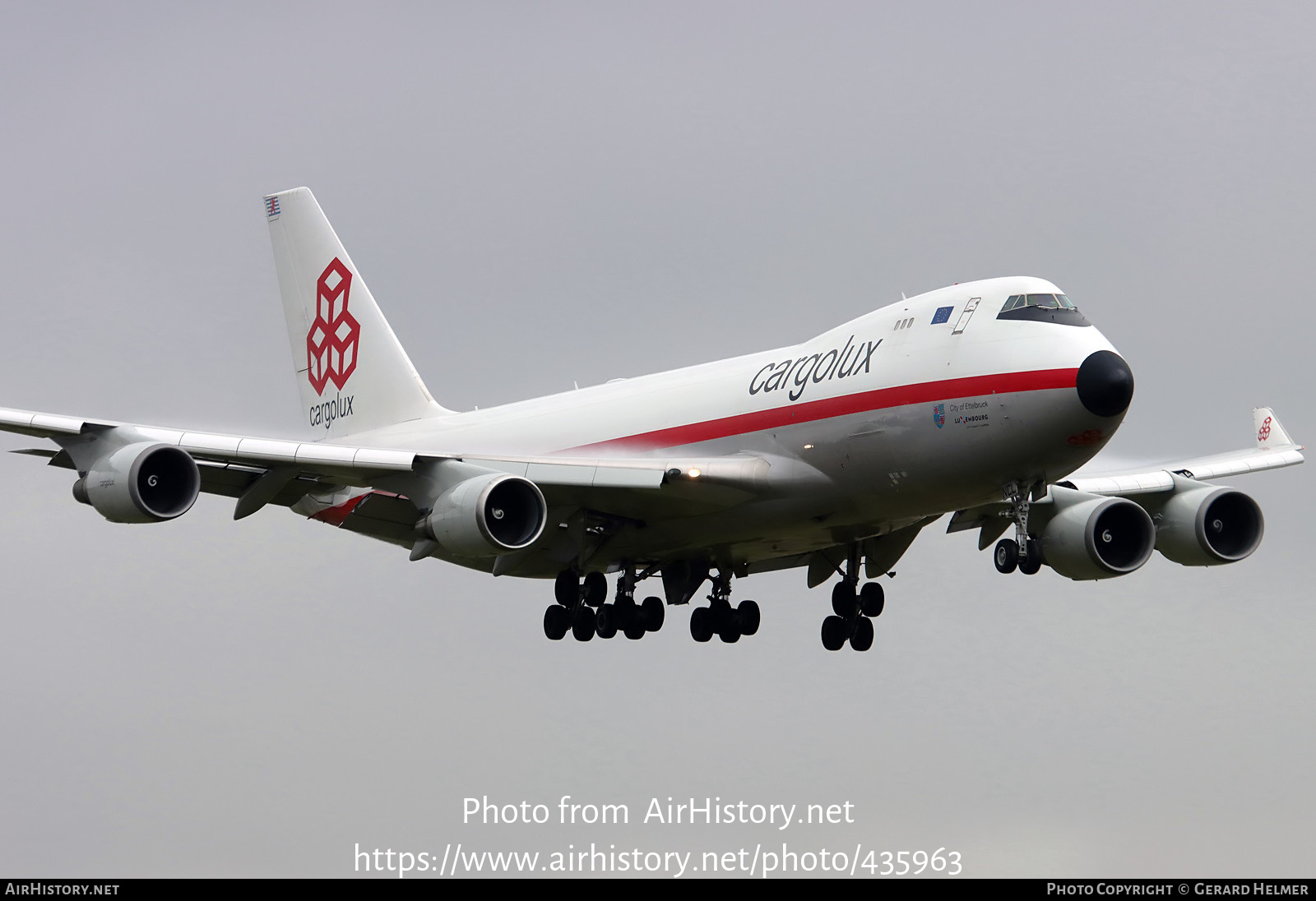 Aircraft Photo of LX-NCL | Boeing 747-4EVF/ER | Cargolux | AirHistory.net #435963